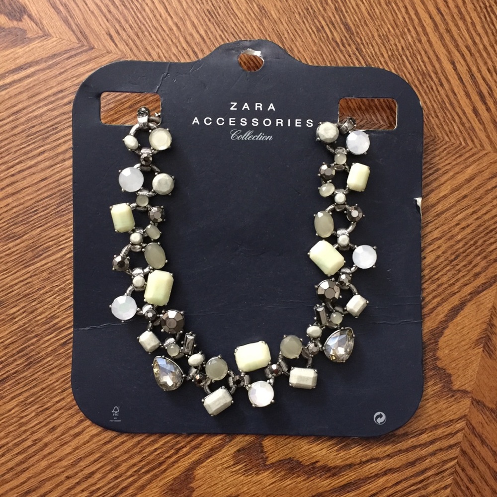 Zara Bead and Jewel Mosaic Necklace